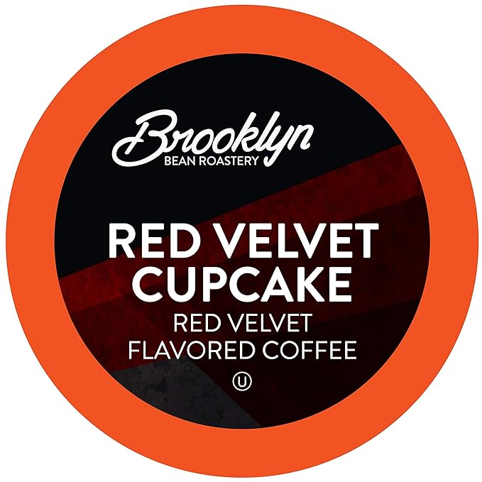 Brooklyn Beans Red Velvet Coffee Pods - Compatible with Keurig 2.0 K Cup Brewers, 40 Count