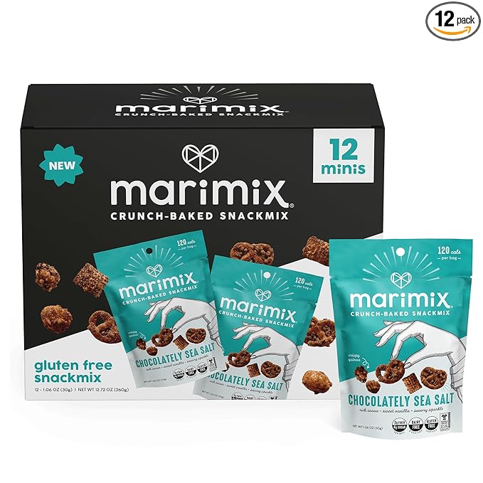 Marimix Snack Mix | Crunch Baked Sweet & Salty Savory Plant Based Naturally Gluten Free Whole Grain