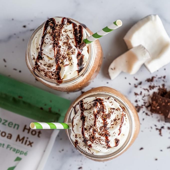 Bare Life: Dairy Free Frozen Hot Cocoa | Blended Premium Frappe Iced Hot Chocolate Smoothie |