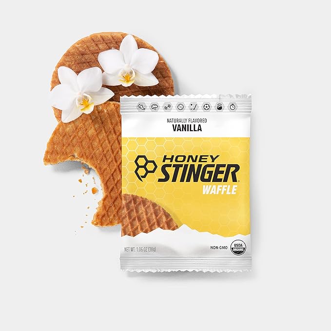 Honey Stinger Organic Vanilla Waffle, Energy Stroopwafel for Exercise, Endurance and Performance