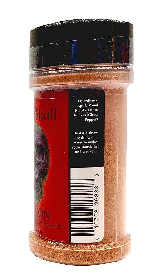 Wicked Tickle Black Skull Smoked Ghost Pepper Powder