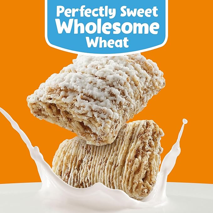 Kellogg's Frosted Mini-Wheats Breakfast Cereal Cups, High Fiber Cereal, Kids Snacks, Original, 30oz