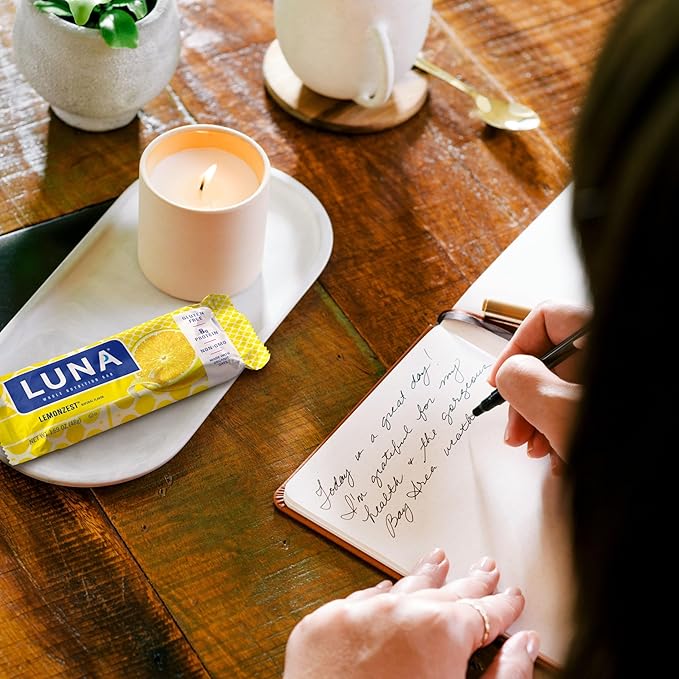 LUNA Bar - Variety Pack - 6 Flavors - Snack Bars - Non-GMO - Gluten-Free Protein Bars - Made with