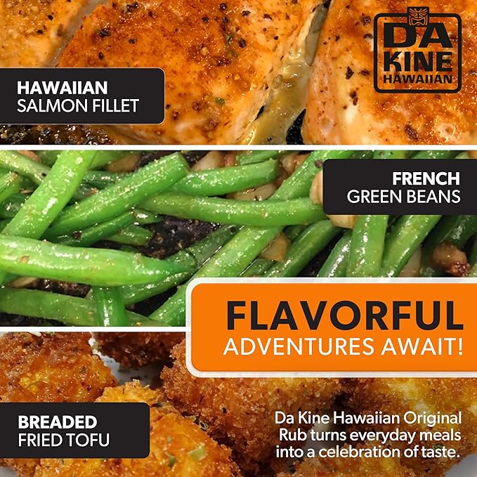 Da Kine Hawaiian Premium BBQ Dry Rub Seasoning - Authentic BBQ Seasoning Blend, Perfect Gourmet Rub