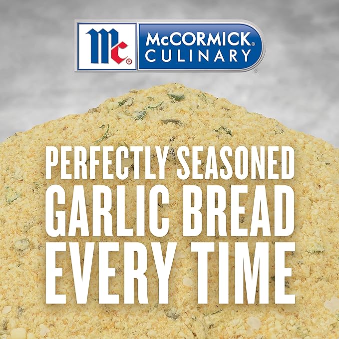 McCormick Culinary Roasted Garlic Bread Seasoning, 20 oz - One 20 Ounce Container of Garlic