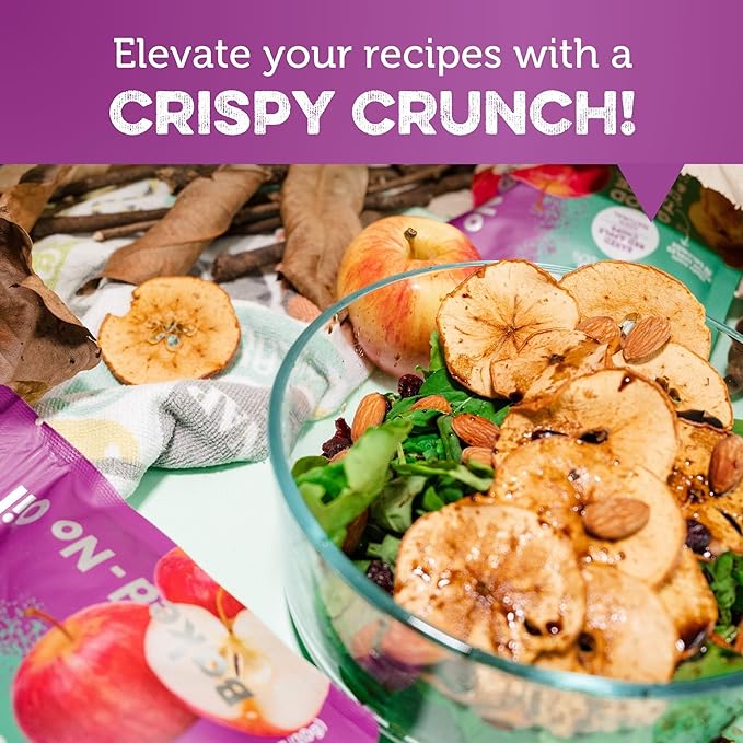 Good Chips Baked Crunchy Apple - Crispy, Oil Free, Healthy, Naturally Sweet Dried Fruit Snacks