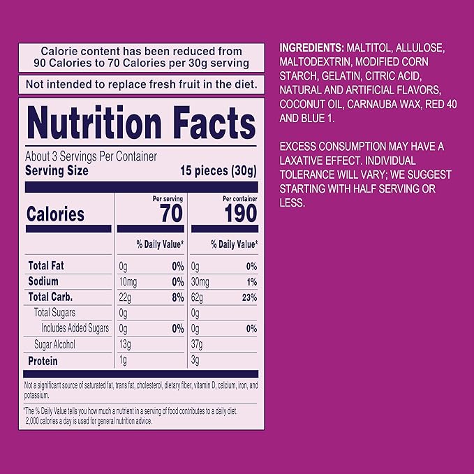 Welch's Zero Sugar Fruity Bites, Berries 'n Cherries Snack Box, Gluten Free & Sugar Free Snacks