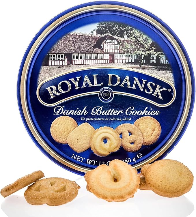 Royal Dansk Danish Cookie Selection, No Preservatives or Coloring Added, 12 Oz. (Pack of 1)