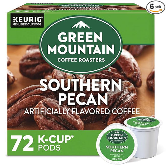 Green Mountain Coffee Roasters Southern Pecan Keurig Single-Serve K-Cup pods, Light Roast Coffee