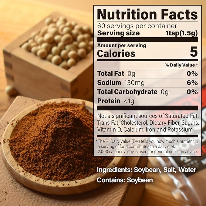 YAMASAN KYOTO UJI Japanese Dry Red Miso Seasoning, Freeze-Dried Red Miso Powder, Rich Flavor and