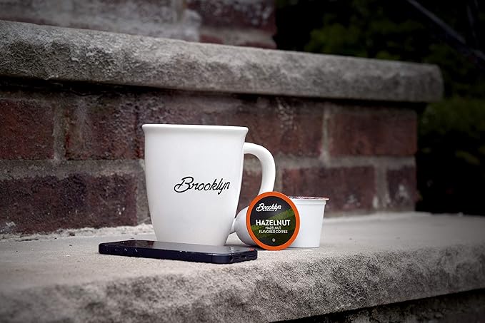 Brooklyn Beans Hazelnut Gourmet Coffee Pods, Compatible with 2.0 Keurig K Cup Brewers, 40 Count (BB