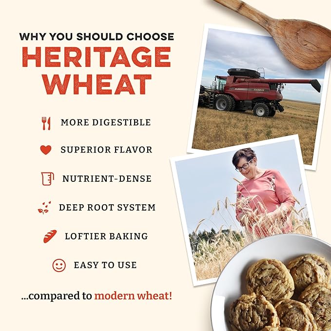 Sunrise Flour Mill Heritage Organic White Flour | USDA Organic All Purpose Flour Unbleached
