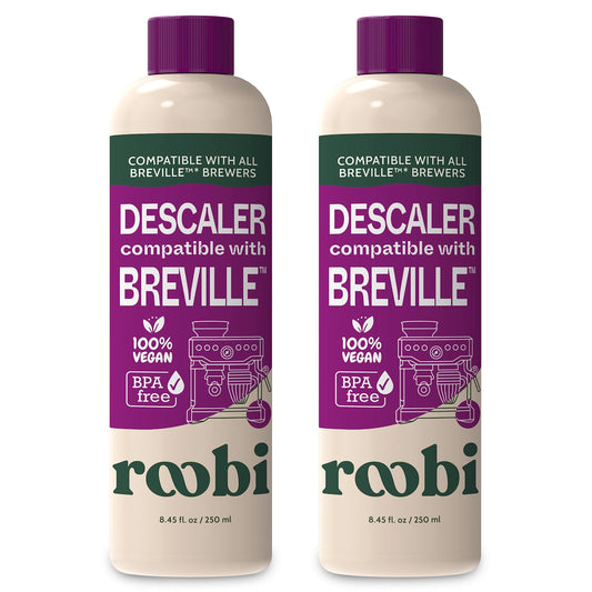 Roobi Breville-Compatible Descaling Solution, 2 Pack / 4 Uses