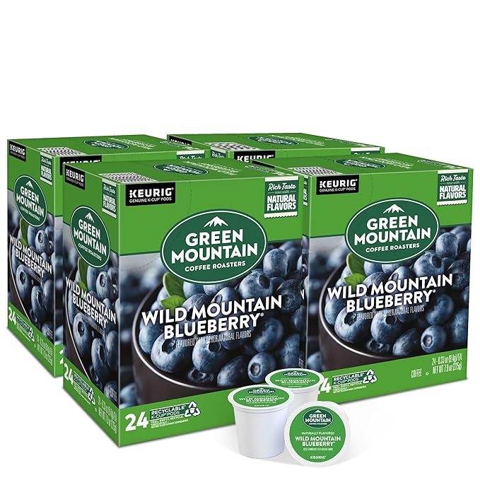 Green Mountain Coffee Roasters Wild Mountain Blueberry Keurig Single-Serve K-Cup pods, Light Roast