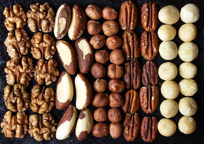 Food to Live Organic Keto Raw Nuts Mix, 8 Ounces ??Snack Contains Non-GMO Brazil Nuts, Pecans