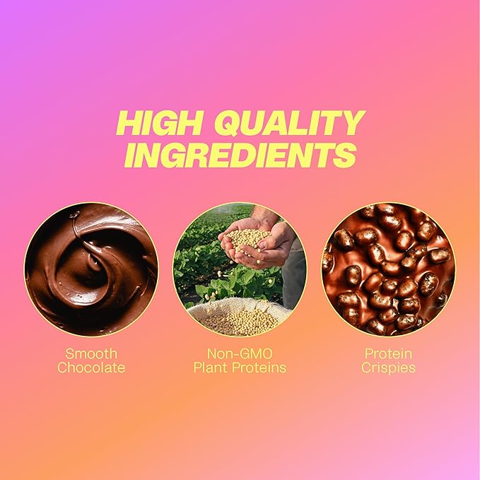 Misfits Vegan Protein Bars - Updated Gluten Free Recipe | Plant Based, Low Sugar & Carb, High Fiber