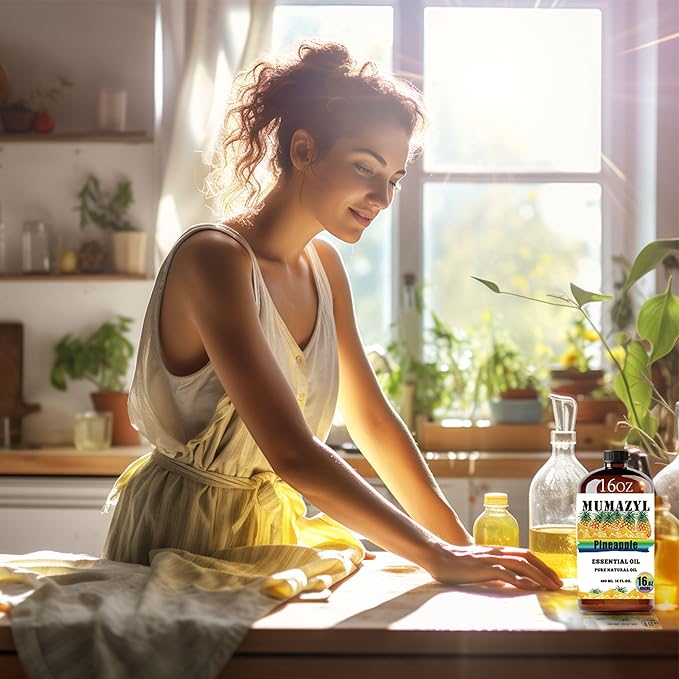Pineapple Essential Oil, Pineapple Oil 16 Fl Oz 480ML for Diffuser Humidifier Yoga Cleaning DIY