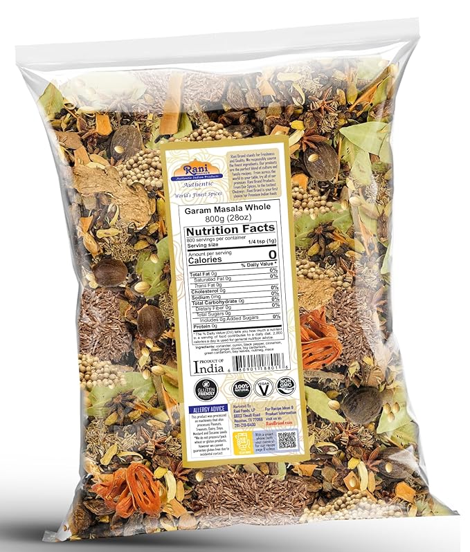 Rani Garam Masala Indian 11 Whole Spices Blend 28oz (800g) ~ All Natural, Salt-Free | Vegan | No