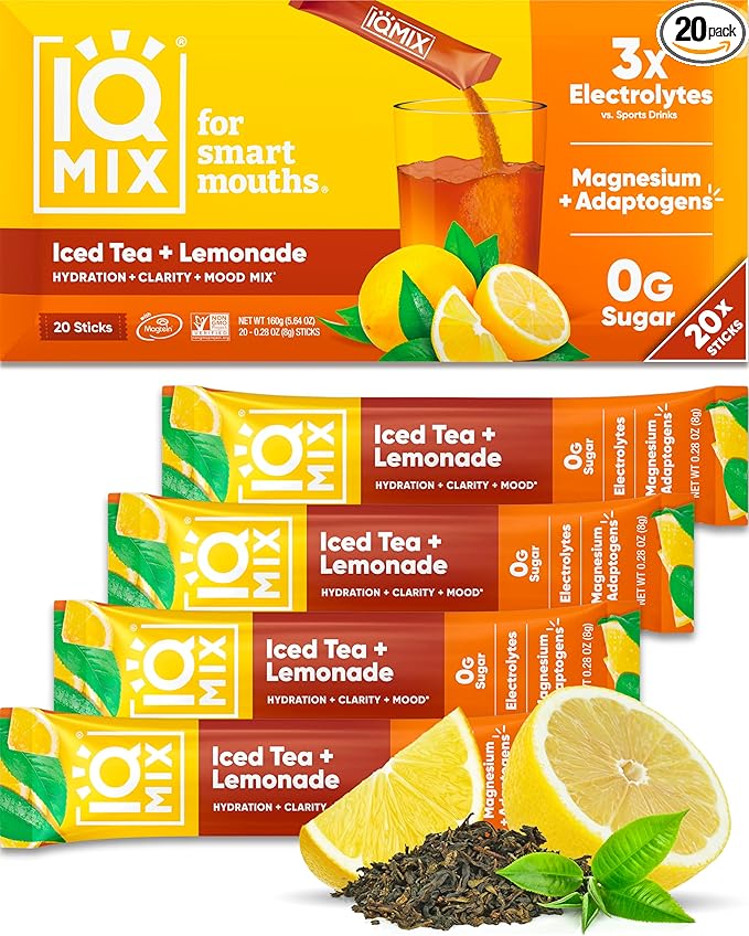 IQMIX Hydration Electrolyte Powder ??4-in-1 Formula for Hydration, Mental Clarity, Mood and
