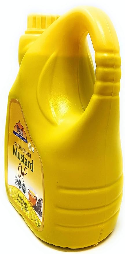 Rani Mustard Oil (Kachi Ghani) 67.6 Ounce (2 Liter) NON-GMO | Gluten Free | Vegan | 100% Natural |