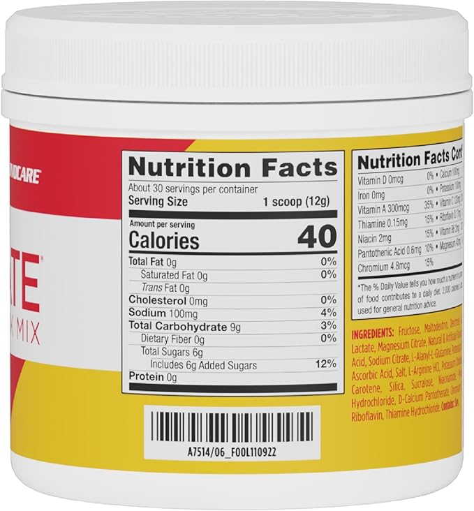 AdvoCare Rehydrate Electrolyte Drink Mix - Hydration & Recovery Drink with Sodium, Potassium & More