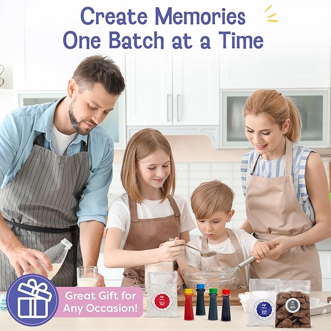 Baketivity x Duff Goldman Monster Cupcakes Kit - Cooking Set with Premeasured Ingredients