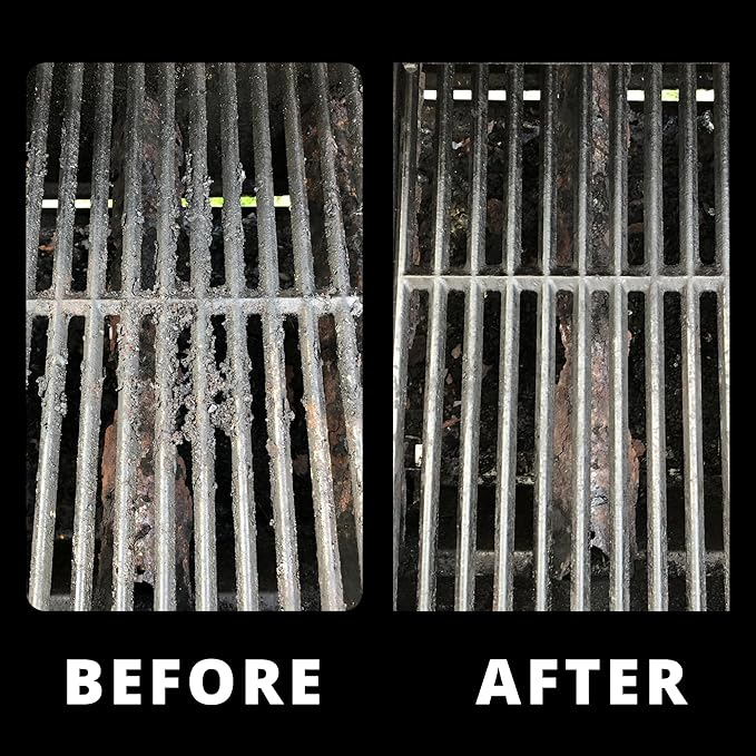 Grill Rescue BBQ Replaceable Scraper Cleaning Head - Bristle Free, Safe for Stainless Steel & Cast