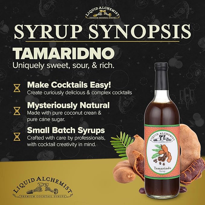 Liquid Alchemist Tamarind Syrup for Cocktails - Real Ingredients Make our Tamarindo Syrup the