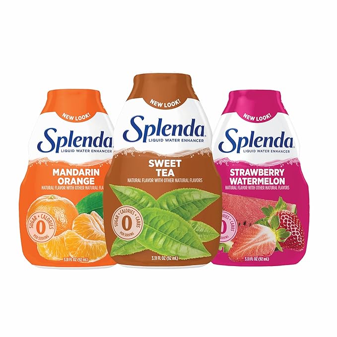 SPLENDA Liquid Water Enhancer Drops, Sugar Free, Zero Calorie, Natural Flavor, Concentrated Drink
