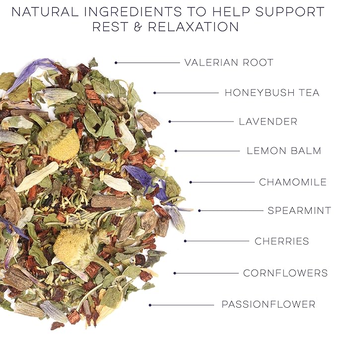 Dreamy Night Sleep Tea (1.65 oz, Pack of 18 Tea Bags) ??Sleepytime Calming Caffeine Free Tea Herbal