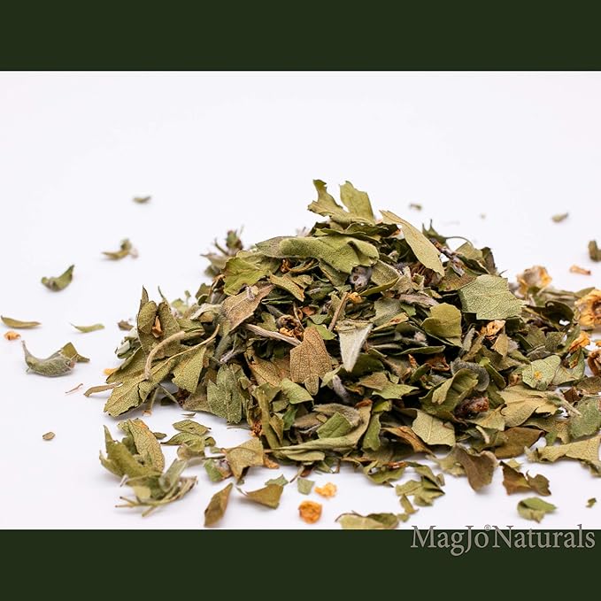 MagJo Naturals, Hawthorn Leaf and Flower (1 Pound), Wild-Crafted, Cut and Sifted, Dried Loose Leaf