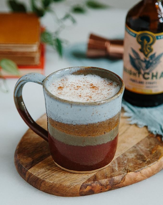 Portland Syrups Bright Chai Syrup - For Coffee, Cocktails, Mocktails & Sodas - Premium Concentrate
