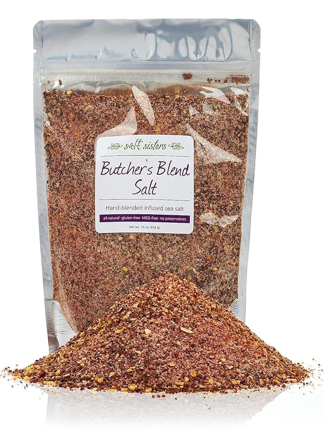 s.a.l.t. sisters Butcher's Blend Salt | All-Natural, Gluten Free, MSG Free, Non-GMO | Easily