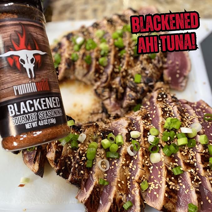 Runnin??Wild Signature Blackened Seasoning ??Irresistible Cajun Spice Blend for Chicken, Salmon