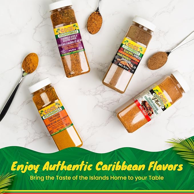 Cool Runnings Jamaican Style Curry Powder 500g - Aromatic and Flavorful Blend for Curries, Meats