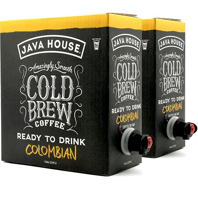 Java House Cold Brew Coffee on Tap (Pack of 2) – Premium 100% Arabica Medium Roast – Smooth