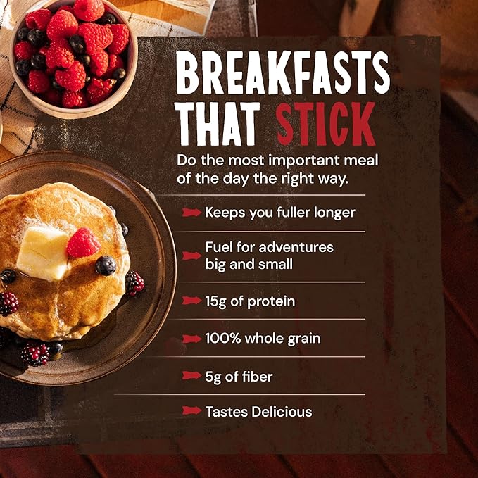 Kodiak Cakes Protein Pancake Power Cakes, Flapjack and Waffle Baking Mix, Buttermilk, 20 Oz, (Pack