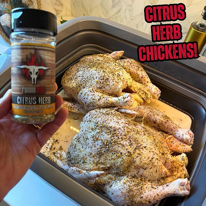 Citrus Herb Seasoning | Premium Citrus Seasoning with Garlic and Herbs for Turkey, Chicken, Fish