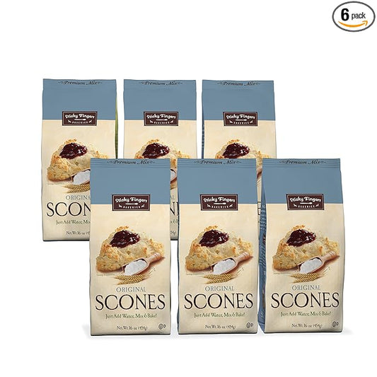 English Scone Mix, Original Flavor by Sticky Fingers Bakeries ??Easy to Make English Scones Fresh