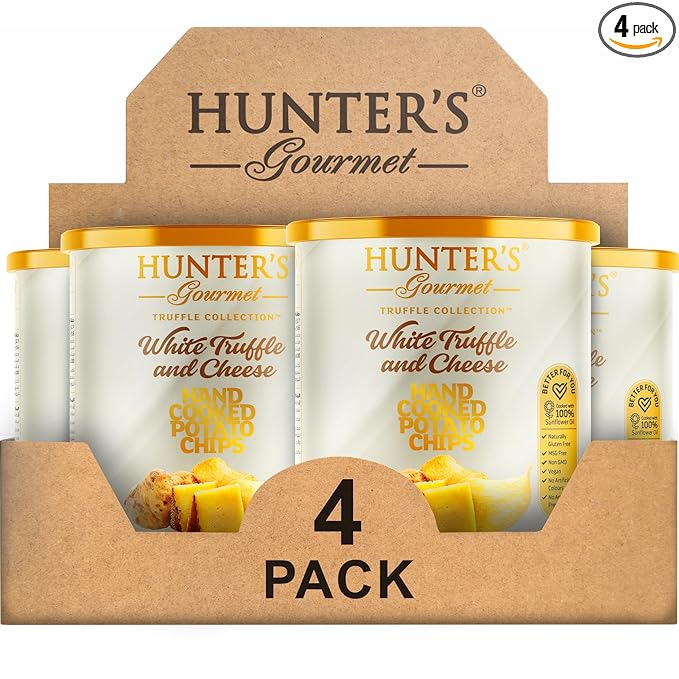 Hunter's Gourmet Chips | Healthy & Cholesterol Free | Halal | Made in a Nut-Free Facility | MSG &