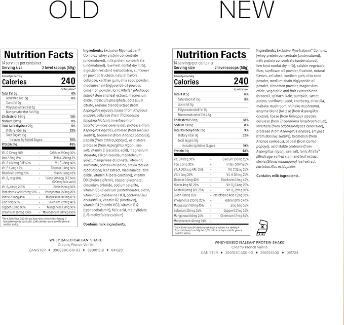 IsaLean Protein Shake - Complete Superfood Meal Replacement for Maintaining Healthy Weight and Lean