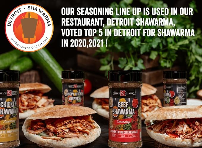 Chicken Shawarma Seasoning 5 oz | Chicken Shawarma Spice Blend | All Purpose, All Natural