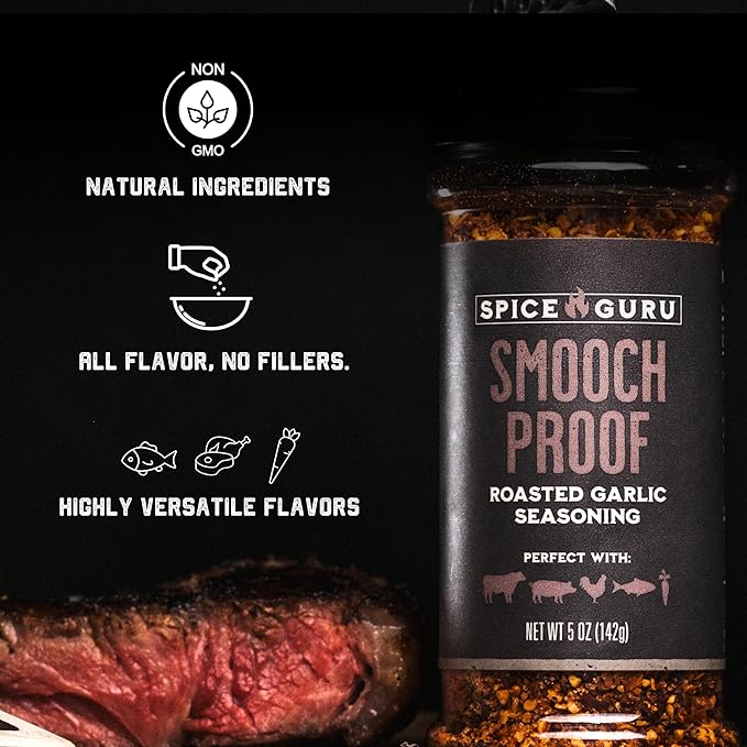 Spice Guru Grill Seasoning Gift Set - 4 Flavor BBQ Seasonings and Rubs - Christmas Gifts for Men