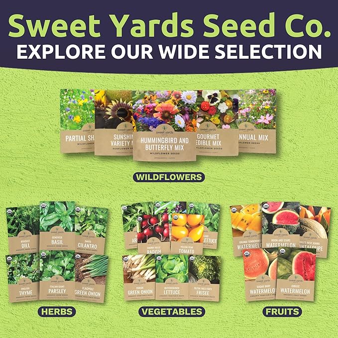 Rocky Mountain Regional Mix - Large 1 Ounce Packet - 25,000 Flower Seeds for Planting - Wildflower
