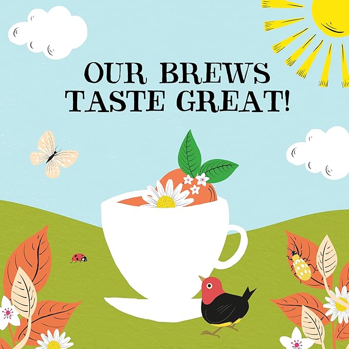 Clipper Tea Chamomile & Peach Teabags ??USDA Organic, Great Hot or Iced ??Natural, Fair & Delicious