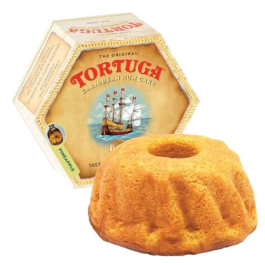 TORTUGA Caribbean Pineapple Rum Cake - 32 oz Rum Cake - The Perfect Premium Gourmet Gift for Gift