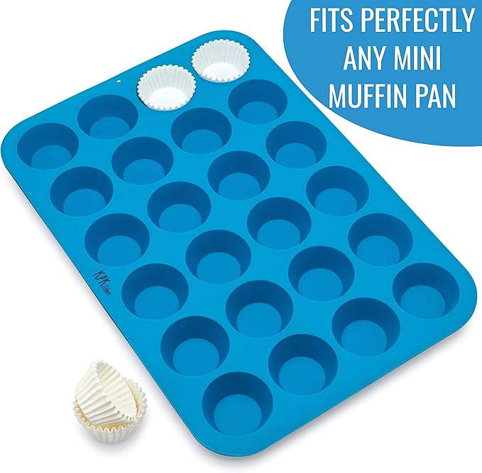 White Mini Cupcake Liners - 300-Pack - Mini Cups Sized Paper Cupcake Wrappers - Fits Perfectly Any