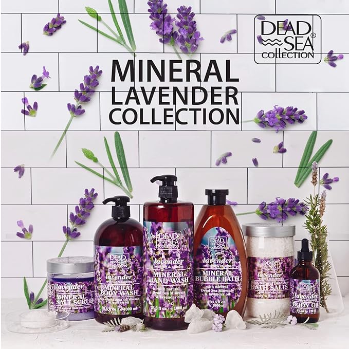 Dead Sea Collection Body Oil with Lavender-Dry Skin Moisturizer and Hydrating Massage