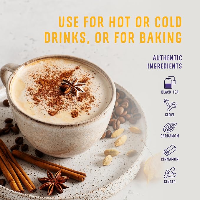 Oregon Chai Original Chai Concentrate 32 Fl Oz (Pack of 1) & DaVinci Gourmet Classic Vanilla Syrup