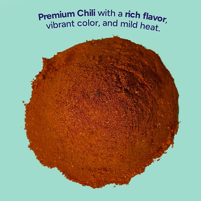 Fadwa Masala Mild Red Chili Powder - 4.5 oz Jar, Salt & Sugar Free, Non-Spicy Authentic Desi Spices